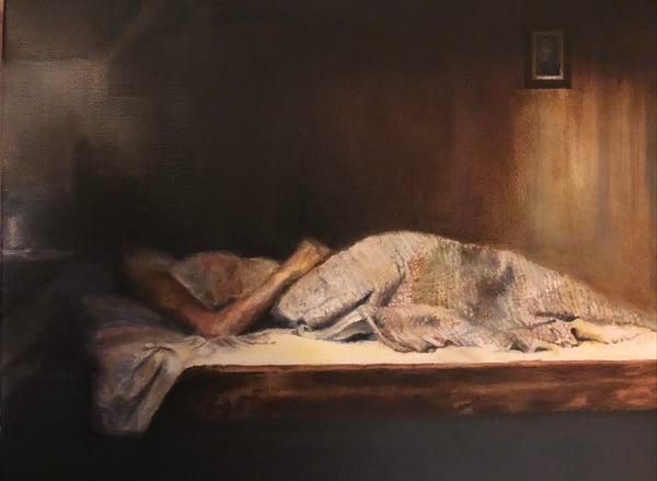 Image of Study of a Woman Sleeping 