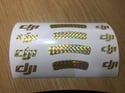 DJI Phantom 1 , 2 or 3 Gold or Silver Sticker Pack .......1 Set = 12 stickers