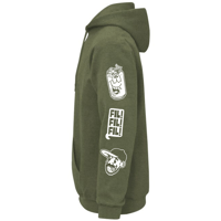 Image 3 of MADE WITH LOVE HOOD - MILITARY GREEN