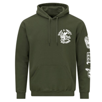 Image 2 of MADE WITH LOVE HOOD - MILITARY GREEN