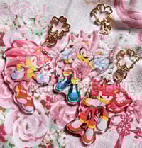 Image 1 of SAKURA HEDGEHOGS Glitter Charms