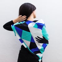 Image 1 of Carré de soie - Mint series