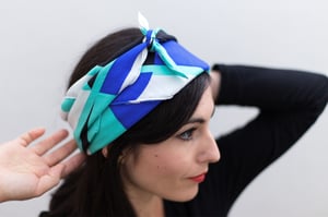 Image of Carré de soie - Mint series