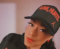 Image 2 of Love, Hurts Trucker Hat 