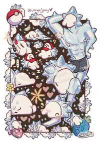 Icy Boy Doodles - 5x7 Art Print