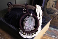 Image 5 of Brown hemp cord ruby fuchsite necklace