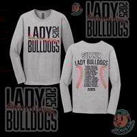 Image 1 of 64400 long sleeve Soft style tee with roster 