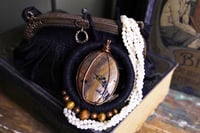 Image 3 of Black hemp cord crazy lace agate necklace