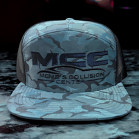 Image 1 of Navy Blue Camo Cap 