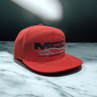 Image 2 of Red & Black Snap Back cap 
