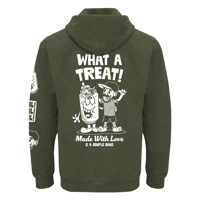 Image 4 of MADE WITH LOVE HOOD - MILITARY GREEN