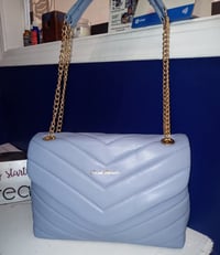 Image 2 of Quilted Leather Flap Bag (tap for other colors)