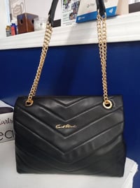 Image 5 of Quilted Leather Flap Bag (tap for other colors)
