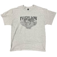 FLYING LOW “GLOBAL” T-SHIRT GREY/BLACK