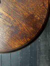 Image 4 of Turned Wood Side Table with Barley Twist Stem (Reserved)