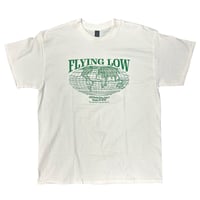 FLYING LOW "GLOBAL" T-SHIRT WHITE/GREEN