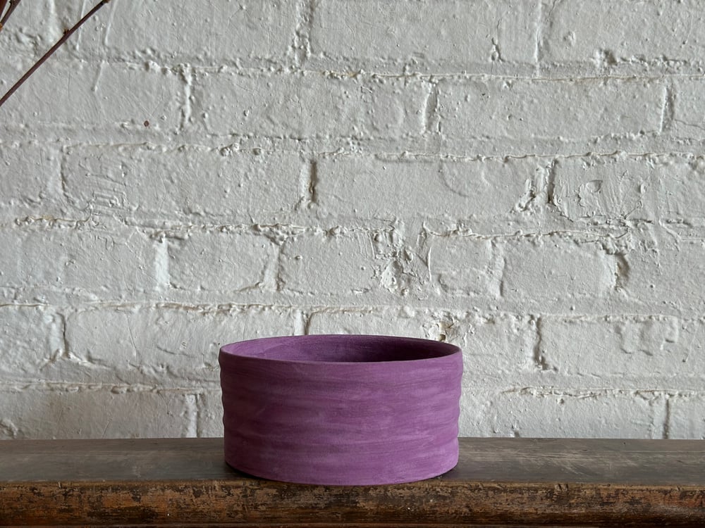 Image of Violet & Chocolate Cache Pot