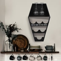 Image 1 of Coffin Wine Shelf