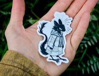 Image 2 of Angy Soot Dragon Transparent Sticker