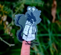 Image 1 of Angy Soot Dragon Transparent Sticker