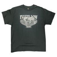 FLYING LOW "GLOBAL" T-SHIRT BLACK/WHITE
