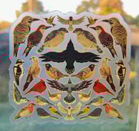 Image 2 of Transparent Backyard Birds Sticker