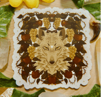 Image 3 of Transparent Harvest Wolf Sticker
