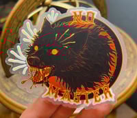 Image 2 of Transparent No Master Sticker