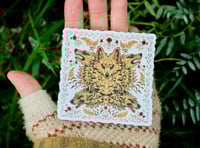 Image 2 of Transparent V.2 Wolves & Wildflowers Sticker