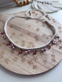 Image 3 of RTS Cherry & Pink Bows Coquette Serene Headband