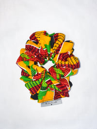 Image 3 of Kente Vibes Scrunchie Set