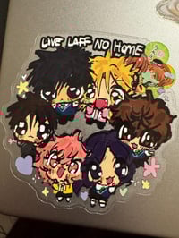 Image 2 of No Home gang Clear Transparent Sticker