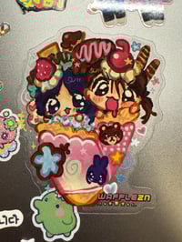 Image 2 of No Home Girlsies Parfait Transparent Clear sticker