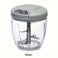 Chopper Mincer Green 900ml - Vegetable Cutter 