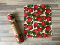 Reusable Paper Towels- Strawberries