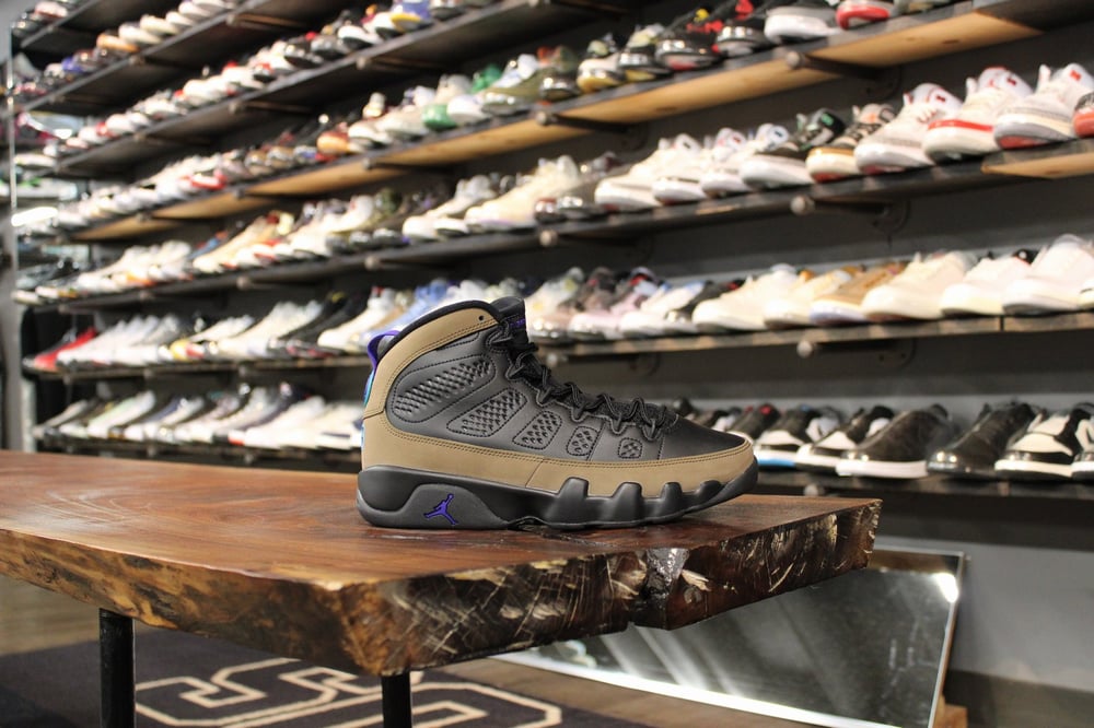 AIR JORDAN IX (9) "CONCORD/OLIVE"