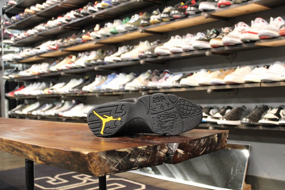 AIR JORDAN IX (9) "CHARCOAL/GOLD"