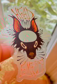 Image 2 of Transparent Head Empty Sticker