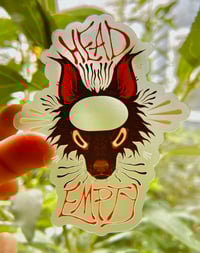 Image 1 of Transparent Head Empty Sticker