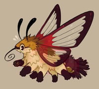 Image 4 of Transparent Hummingbird Clearwing Moth Sticker