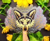 Image 1 of Transparent Marble Fox Sticker