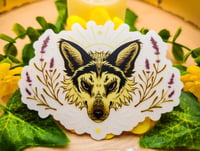Image 3 of Transparent Marble Fox Sticker