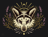 Image 4 of Transparent Marble Fox Sticker
