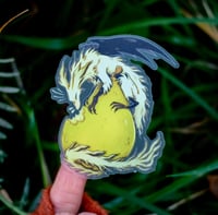 Image 1 of Transparent Pear Dragon Sticker