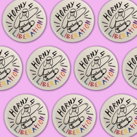 Image 2 of Horny 4 Liberation Button