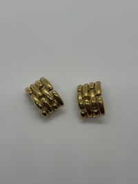 Image 1 of Vintage Givenchy Brick Earring