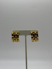 Image 4 of Vintage Givenchy Brick Earring