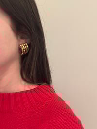 Image 5 of Vintage Givenchy Brick Earring