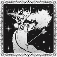 Image 4 of Transparent "The Final Cry" Deer Sticker