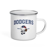 Image 1 of Hello Kitty Dodgers Mug Blue